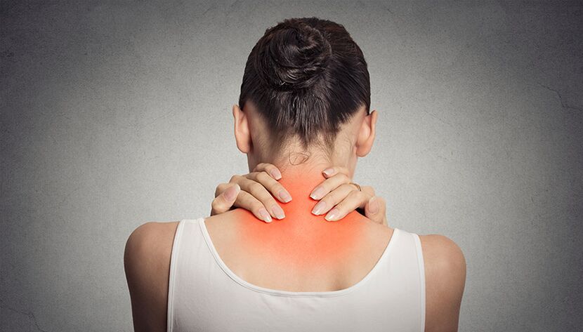 Osteochondroza szyjna, której towarzyszy ból szyi